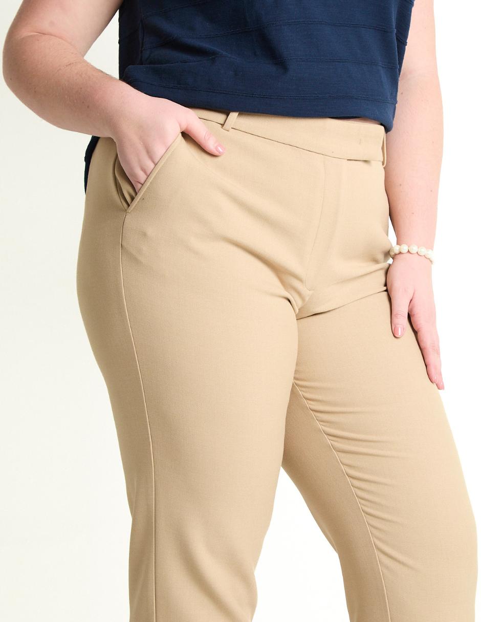 Pantalón capri straight para mujer