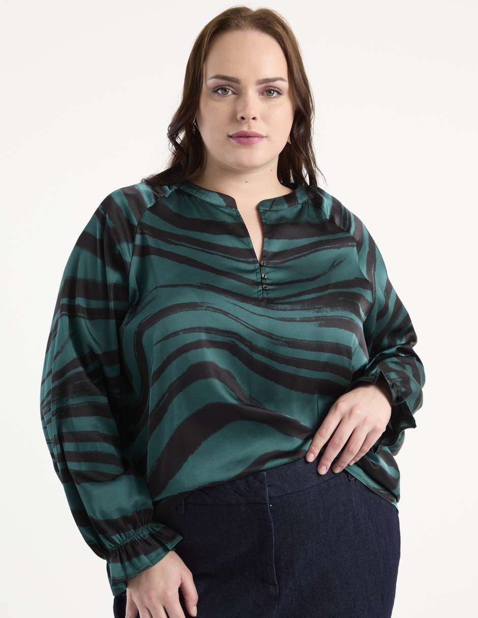 Blusa manga larga para mujer 1