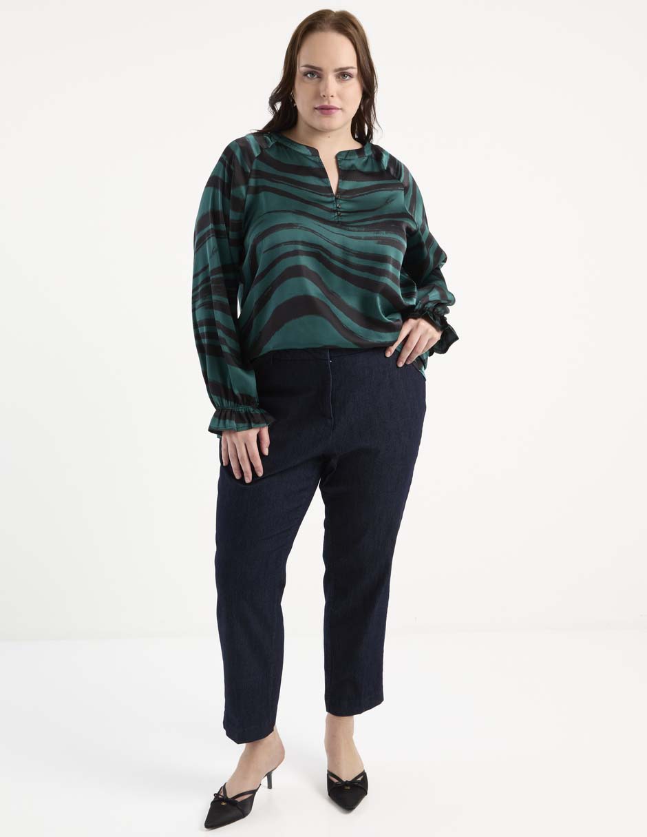 Blusa manga larga para mujer 6