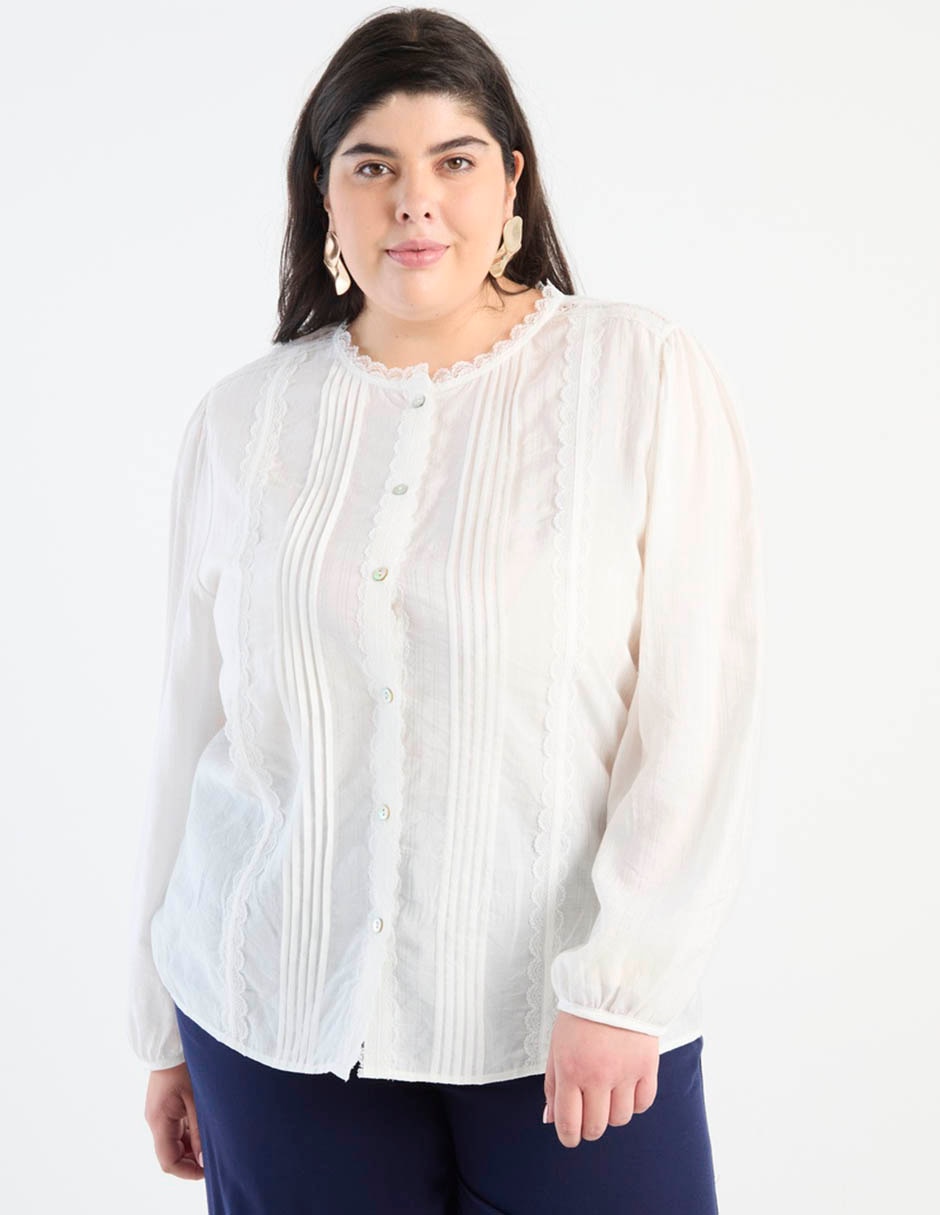 Blusa manga larga para mujer 9