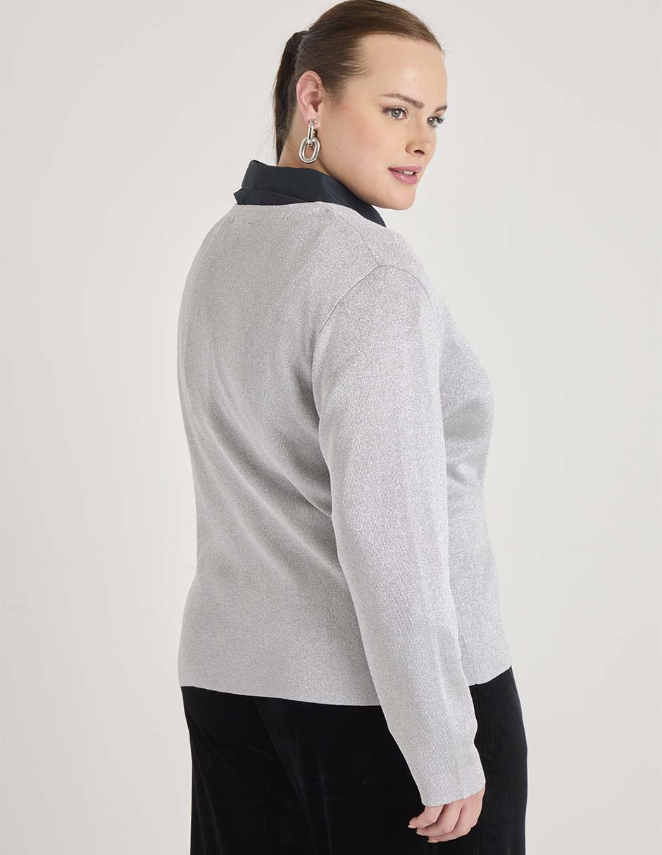 Suéter Lieb Plus cuello redondo para mujer