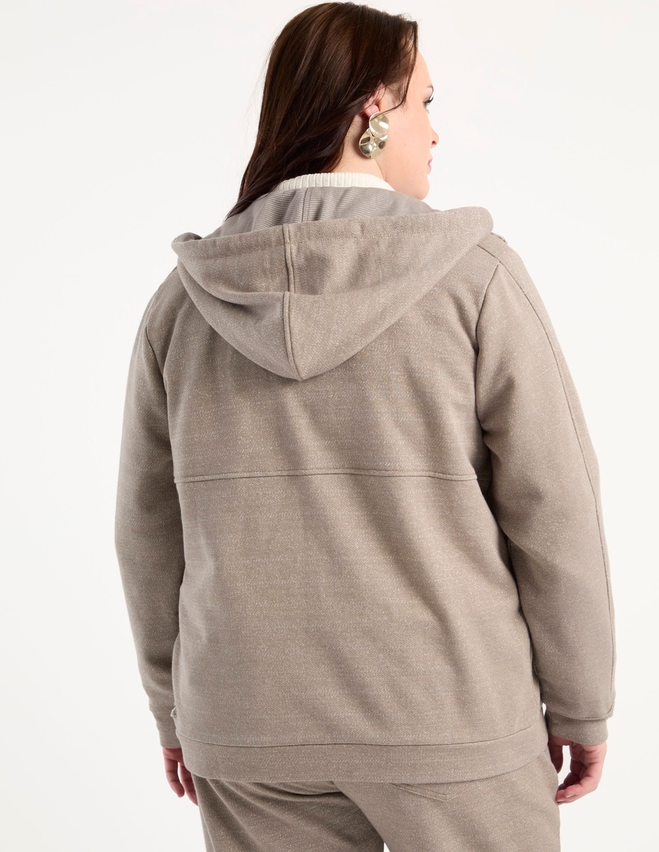 Sudadera con capucha y bolsa para mujer 6