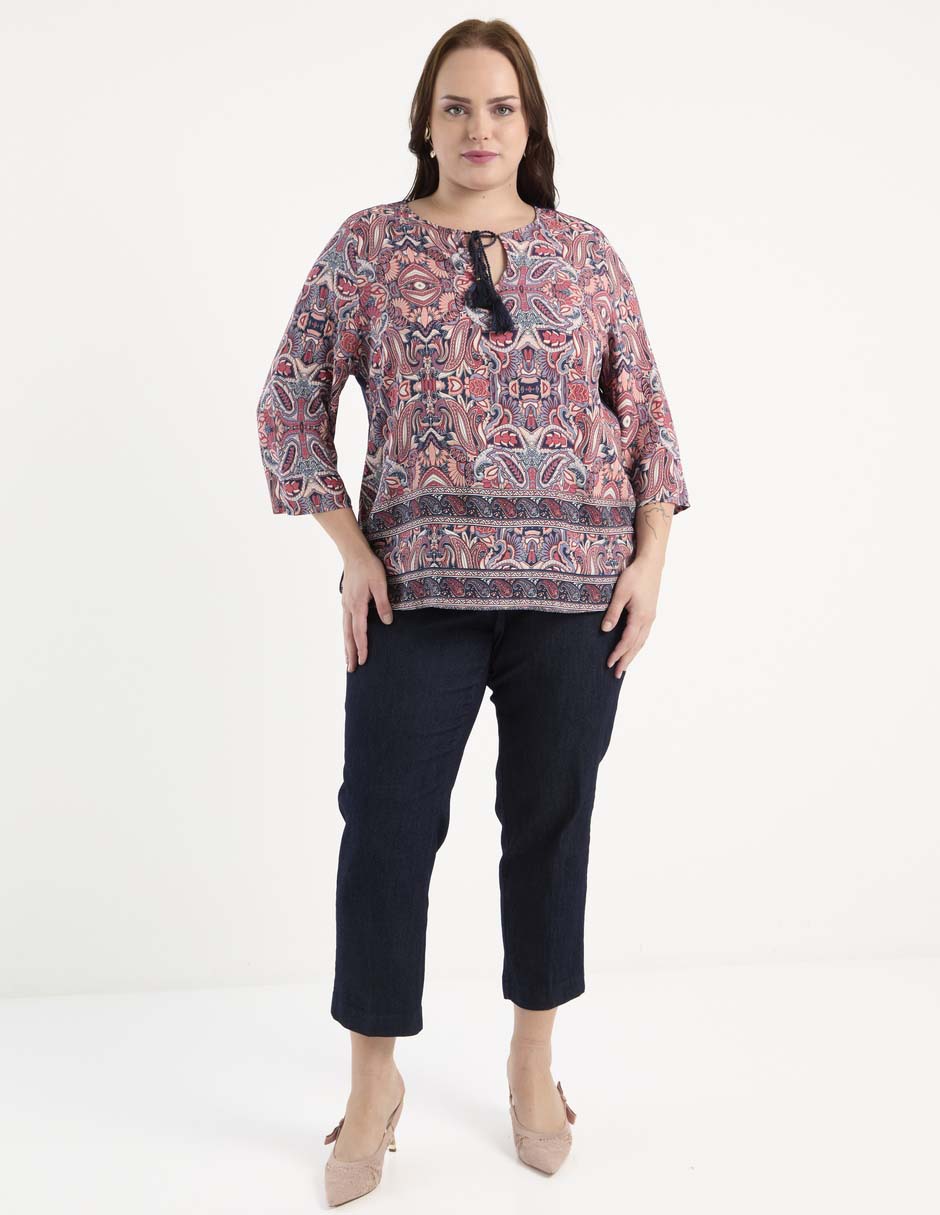 Blusa manga 3/4 para mujer 6
