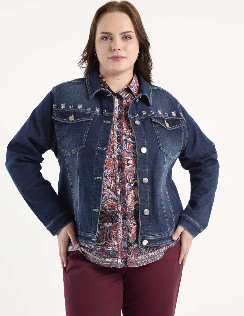 Chamarra de mezclilla para mujer Chamarra de mezclilla para mujer