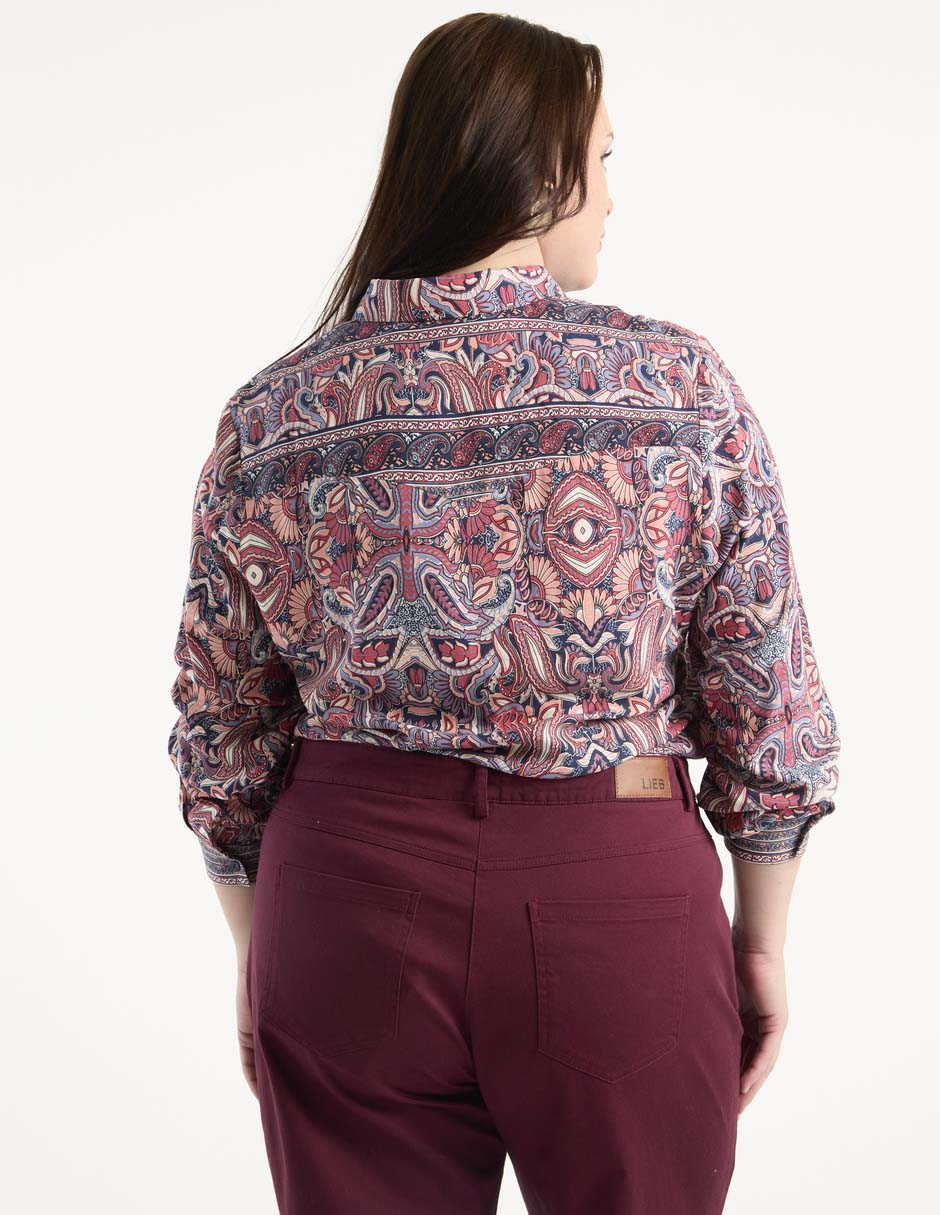 Blusa manga larga para mujer 6