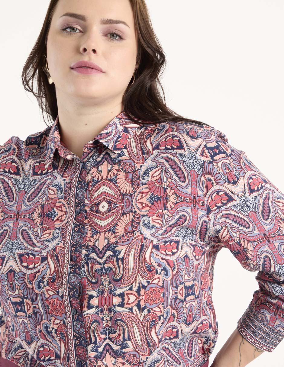 Blusa manga larga para mujer 8