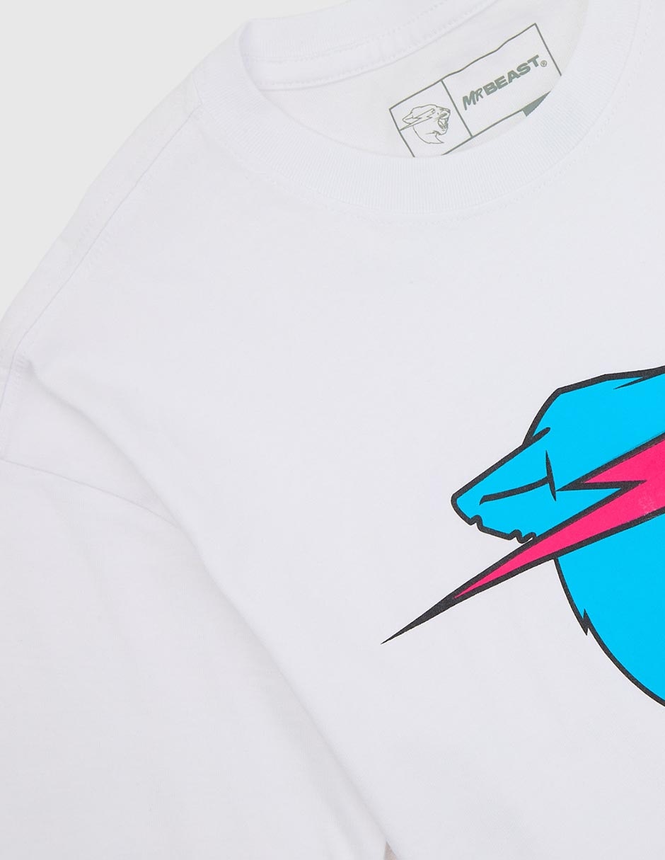 Playera Mr Beast Mr. Beast manga corta para niño