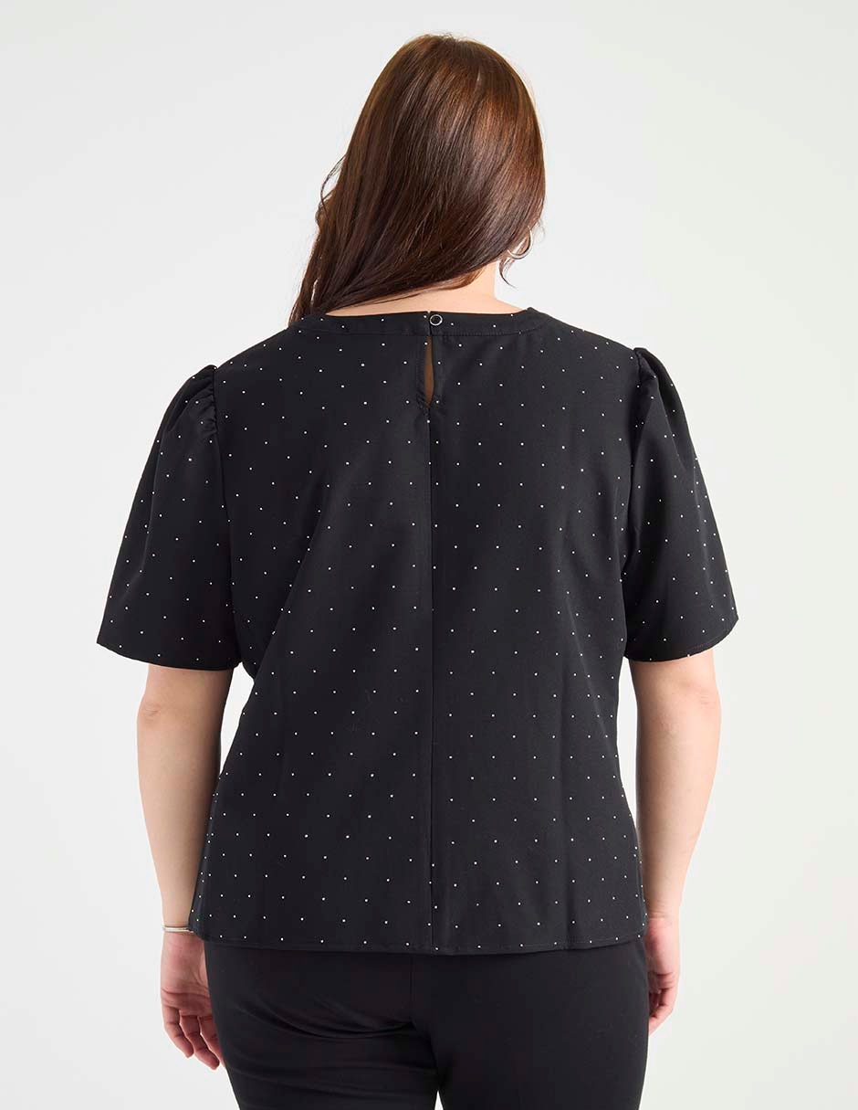 Blusa manga corta para mujer 5