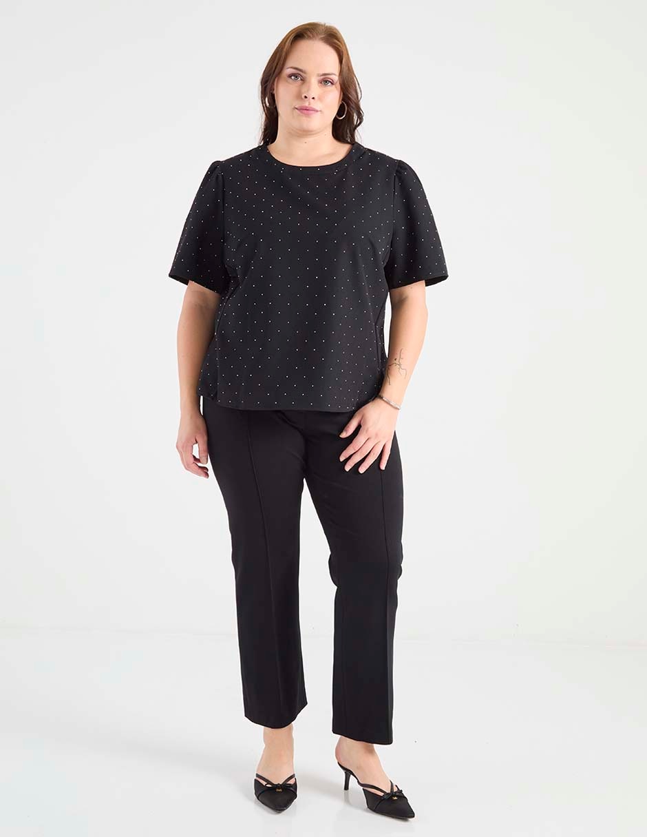 Blusa manga corta para mujer 6