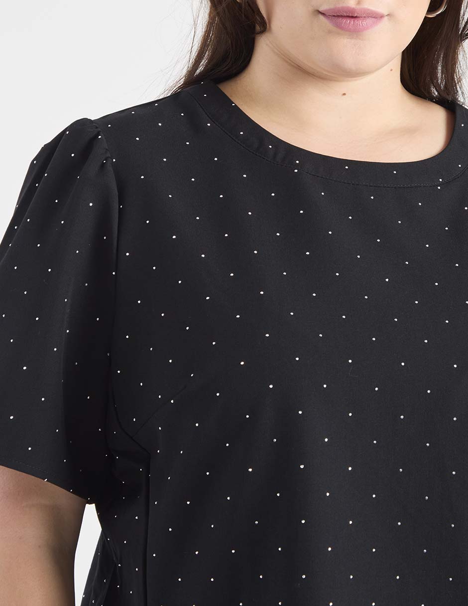 Blusa manga corta para mujer 7