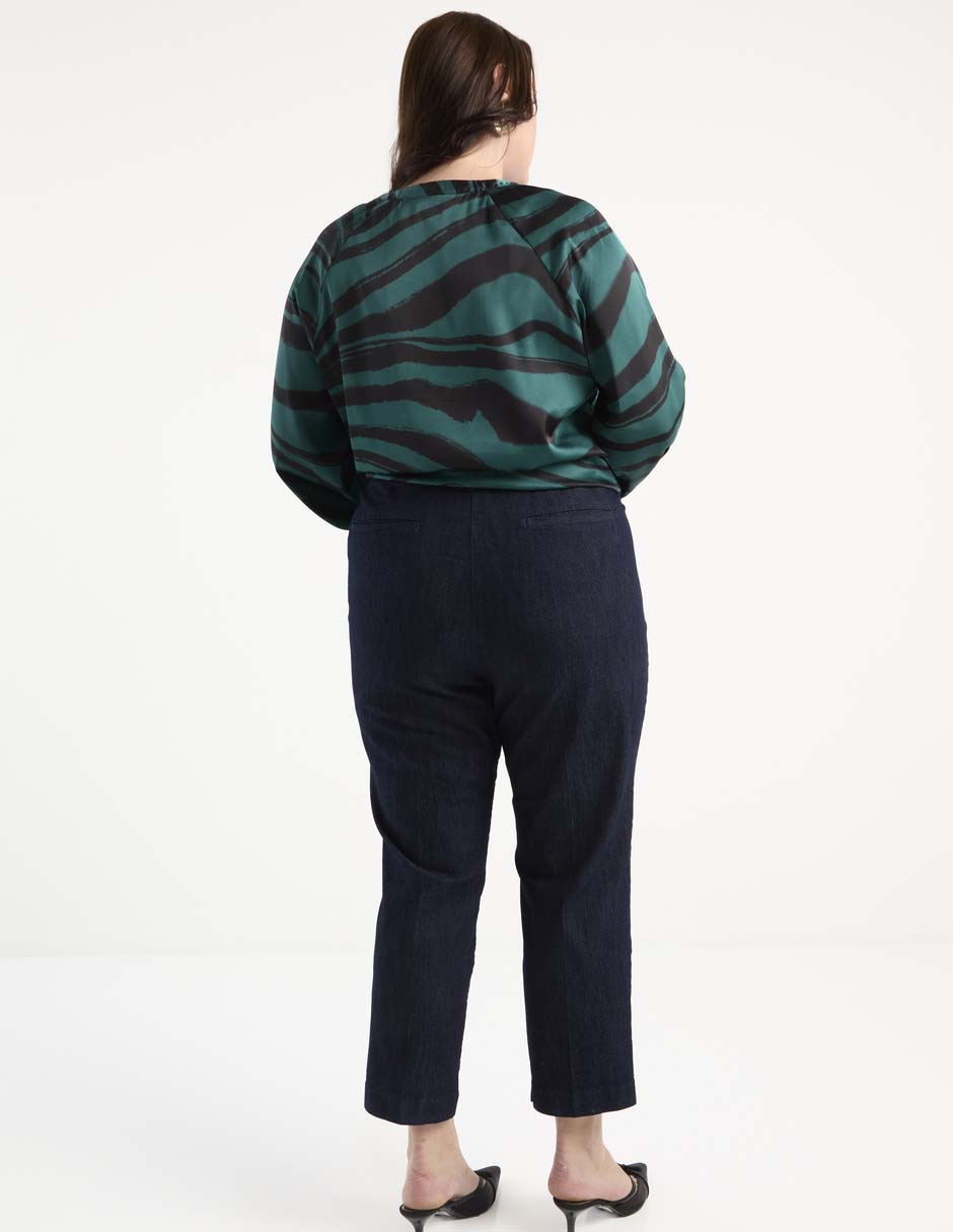 Jeans relaxed straight para mujer 6