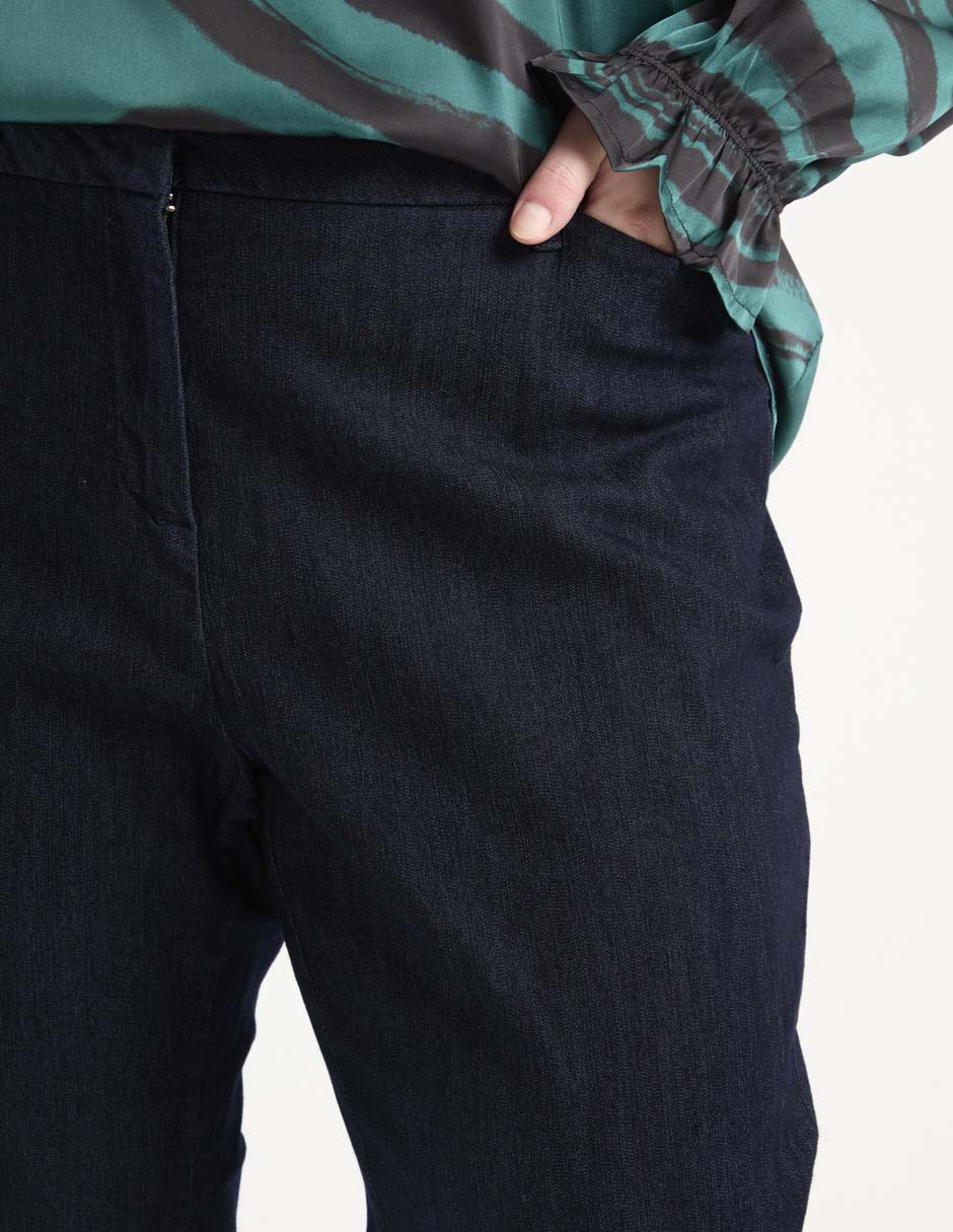 Jeans relaxed straight para mujer 8