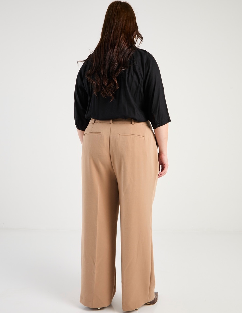 Pantalón de vestir straight para mujer 2