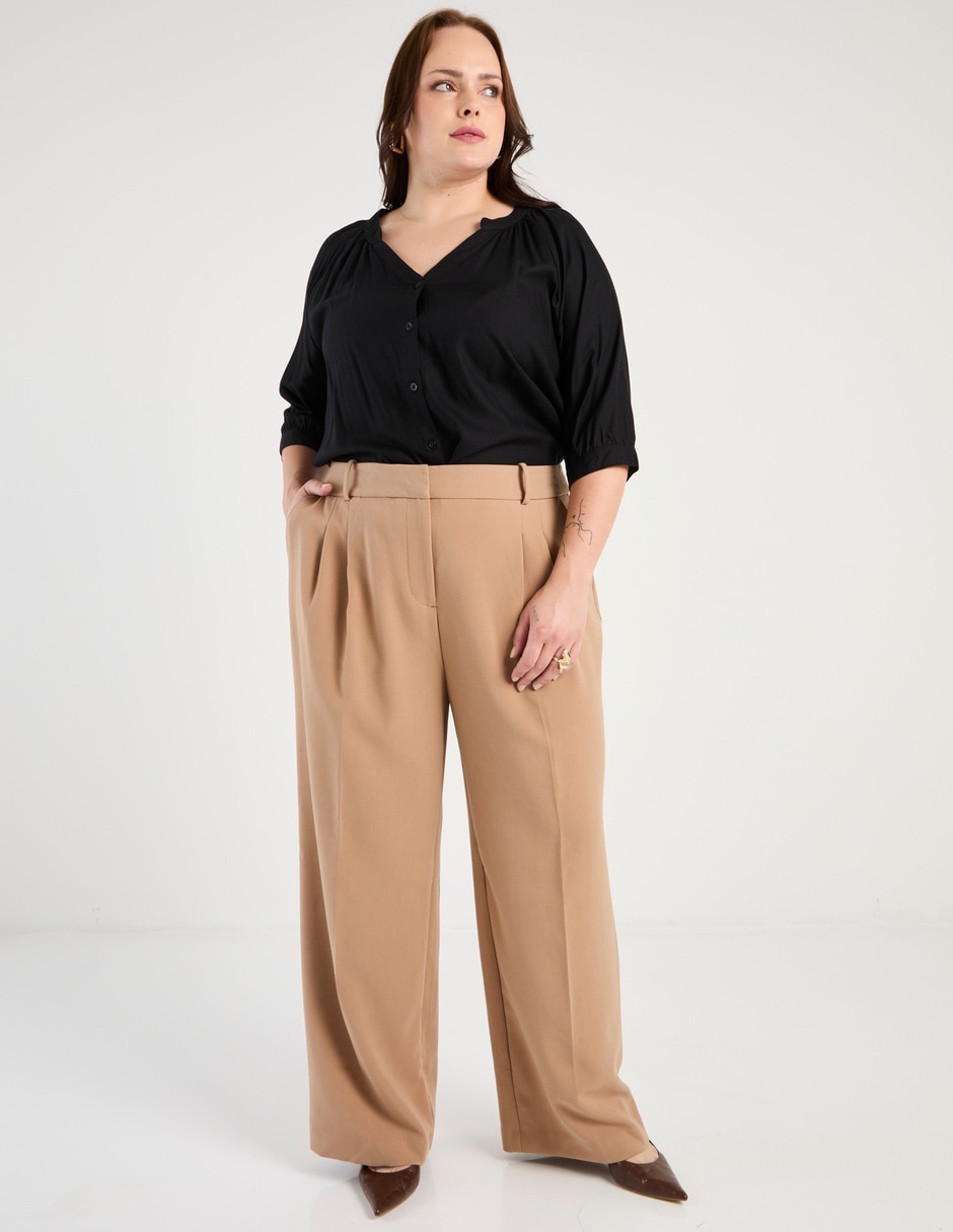 Pantalón de vestir straight para mujer 3