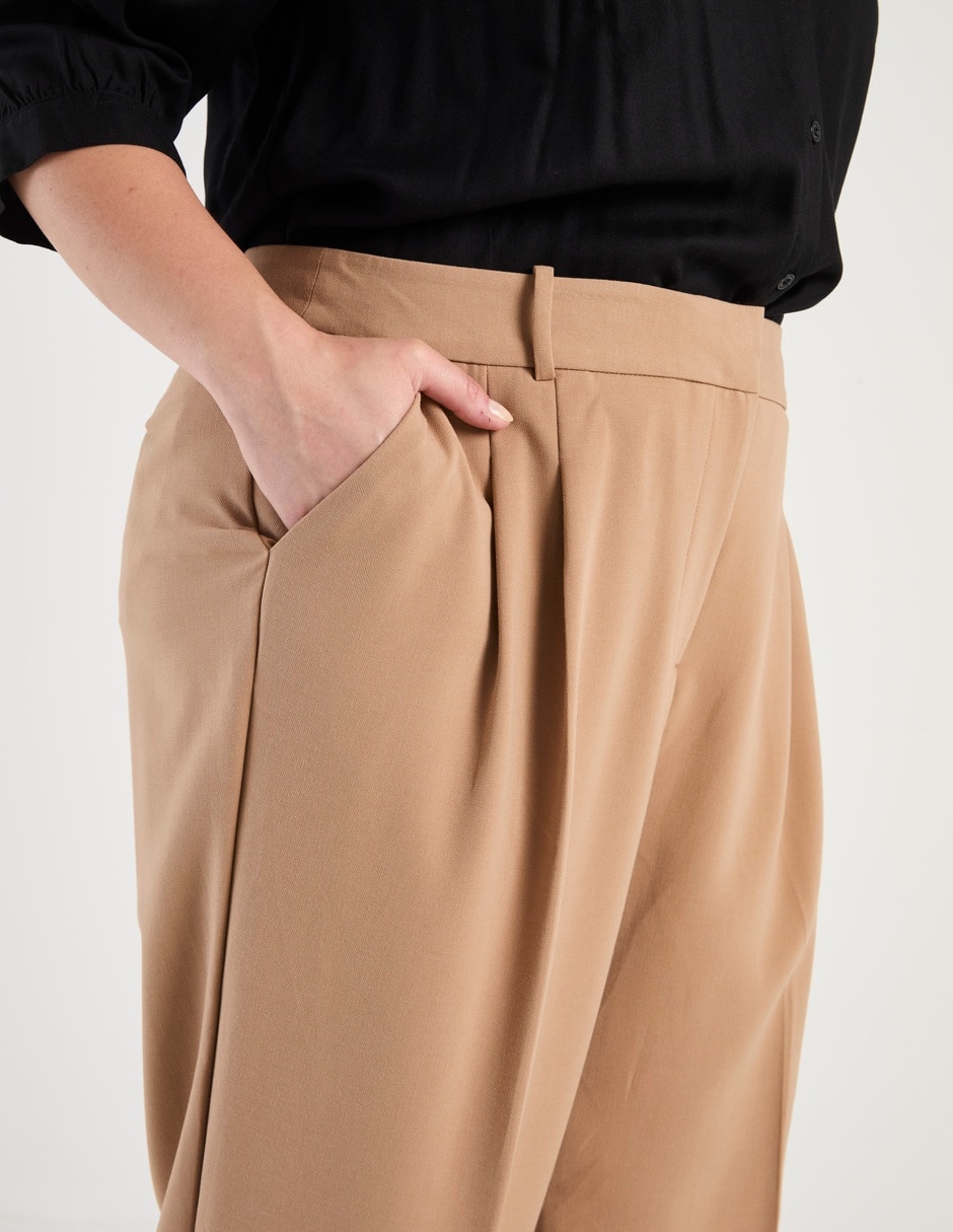 Pantalón de vestir straight para mujer 4