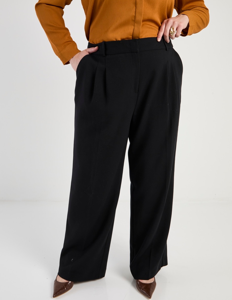 Pantalón de vestir straight para mujer