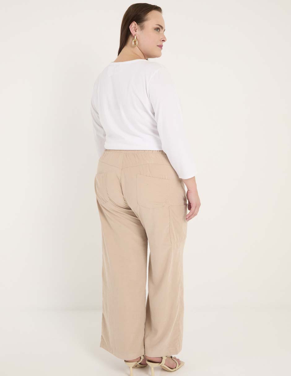 Pantalón cargo Lieb Plus amplio para mujer