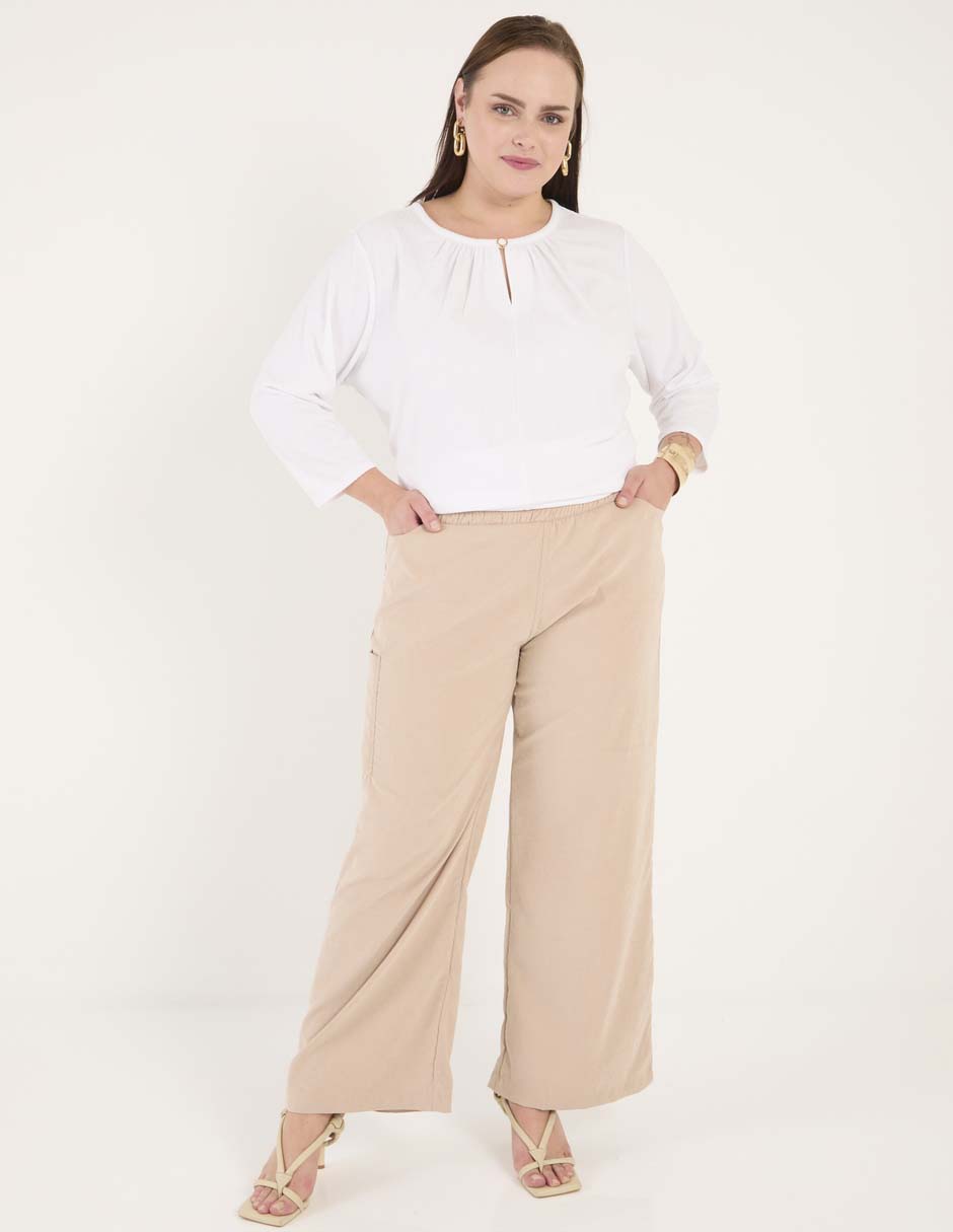 Pantalón cargo Lieb Plus amplio para mujer