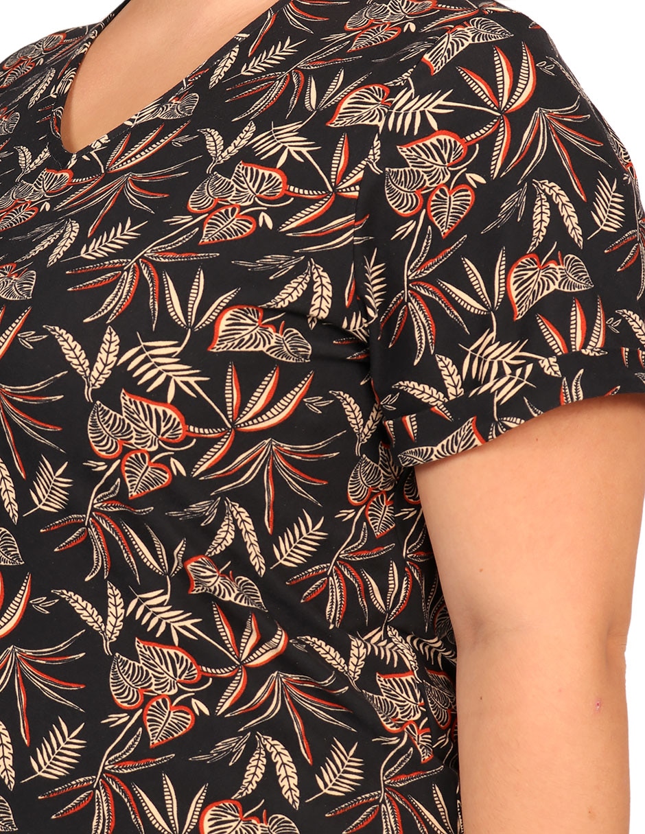 Blusa Cariló manga corta para mujer