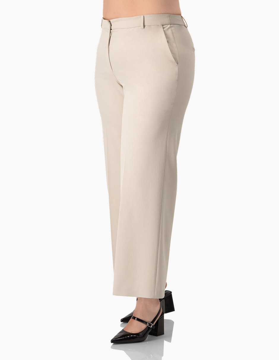 Pantalón de vestir amplio para mujer 9