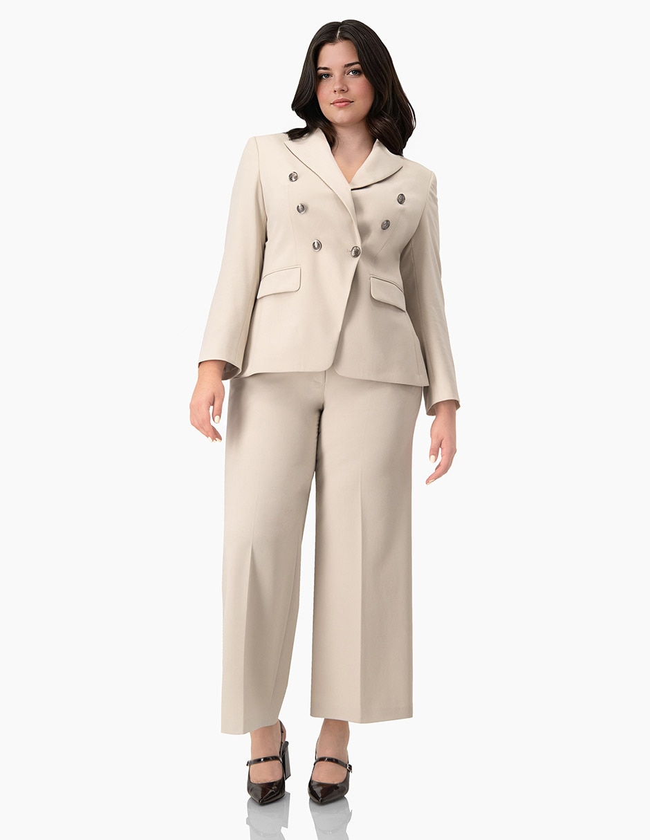 Pantalón de vestir amplio para mujer 10