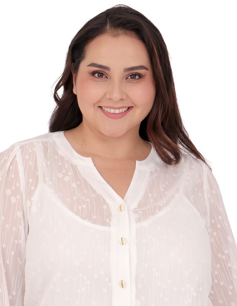 Blusa cariló manga larga para mujer