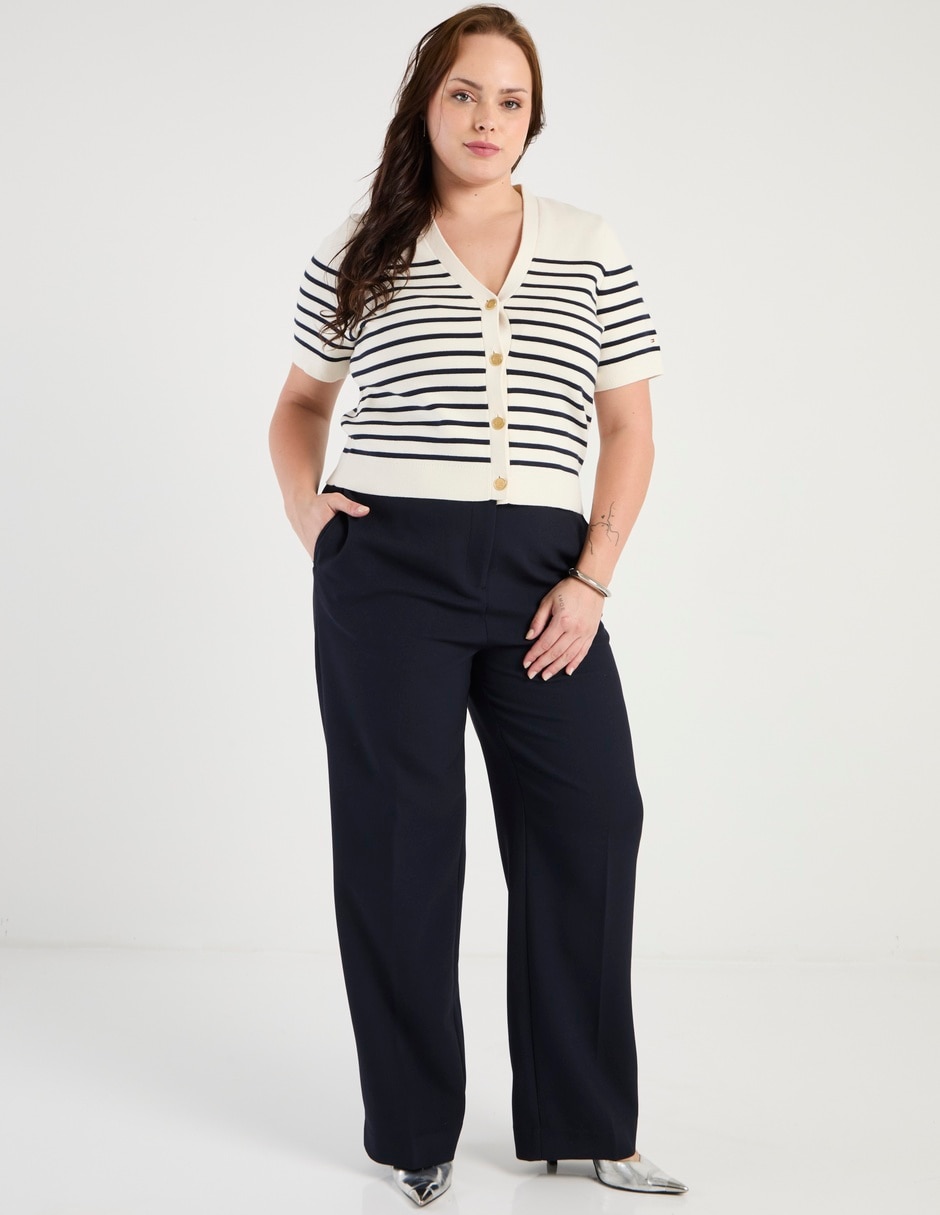 Suéter Tommy Plus cuello v para mujer