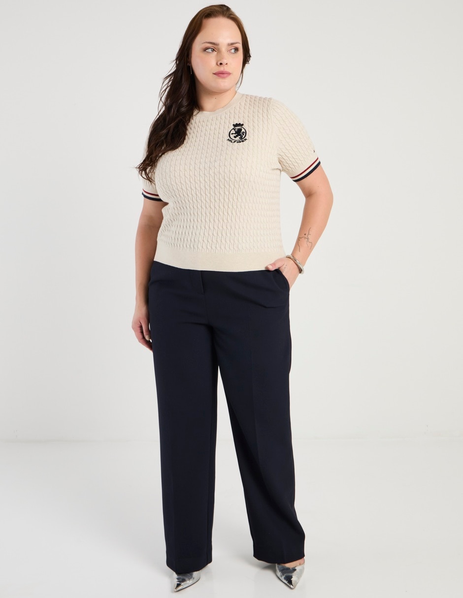 Pantalón chino straight para mujer 6