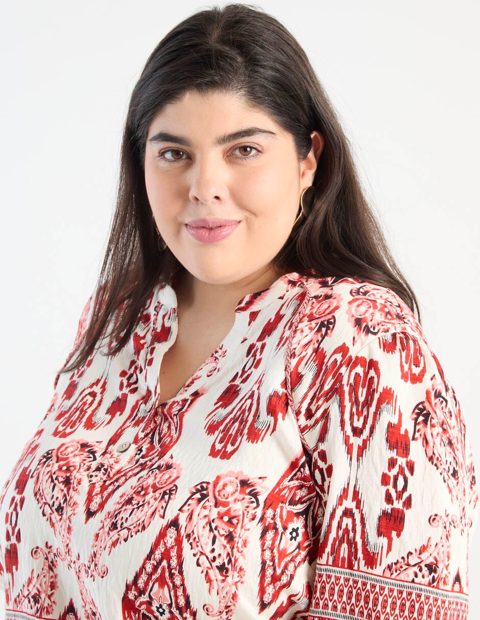 Blusa manga 3/4 para mujer 8