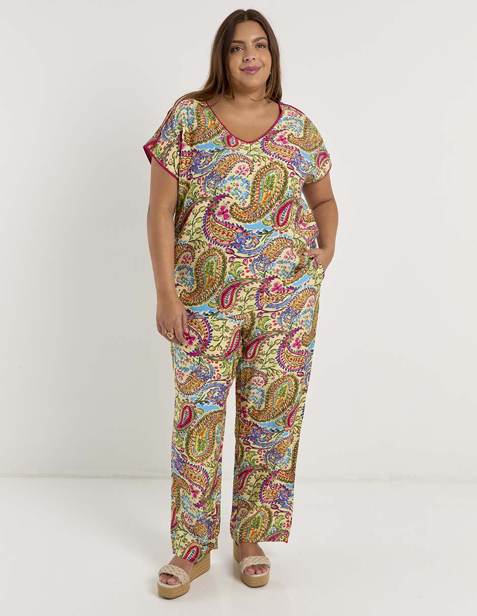 Blusa manga corta para mujer 7