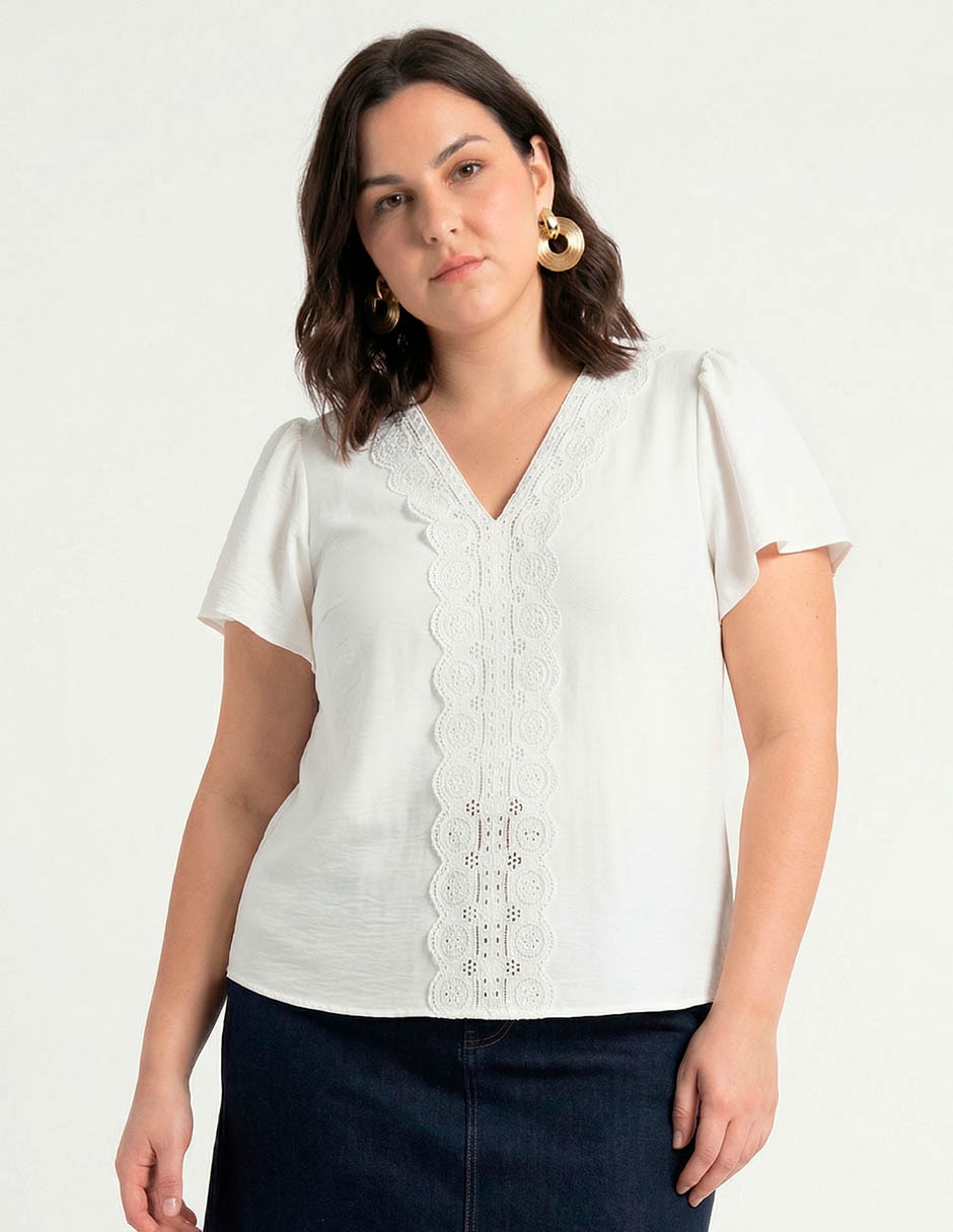 Blusa manga corta para mujer Blusa manga corta para mujer