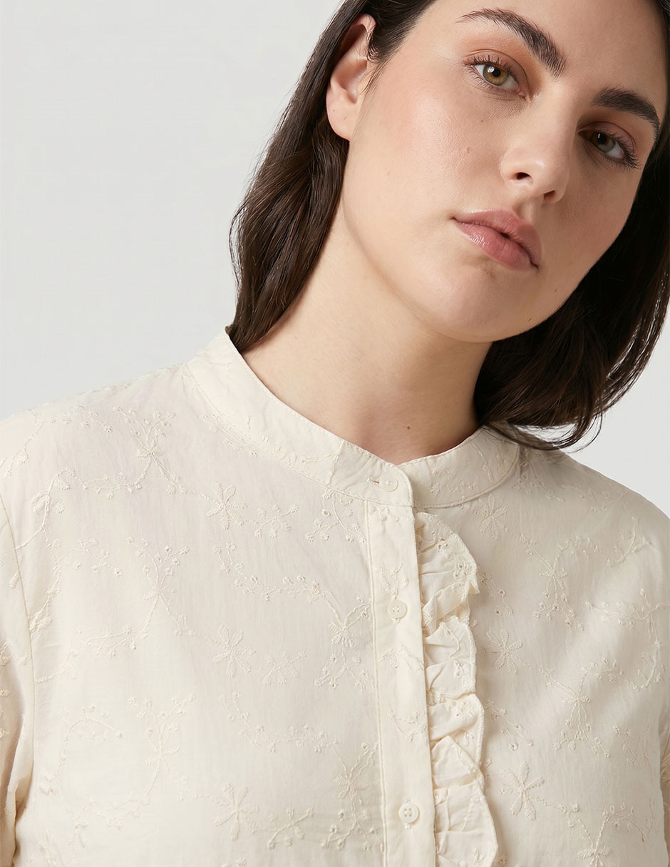 Blusa manga larga para mujer 3