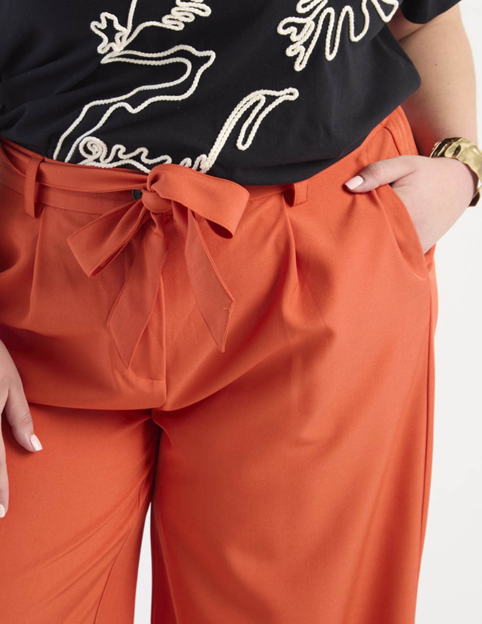Pantalón acampanado Lieb Plus amplio para mujer
