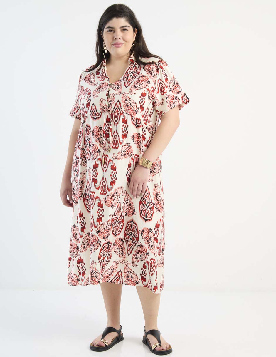 Vestido midi casual para mujer Vestido midi casual para mujer