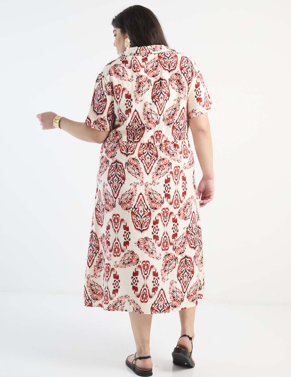 Vestido midi casual para mujer