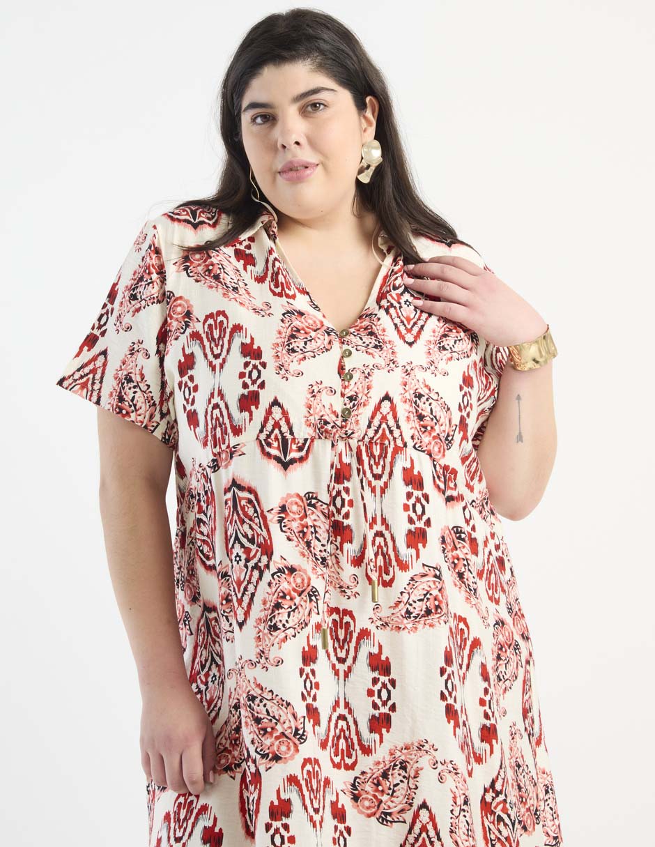 Vestido midi casual para mujer
