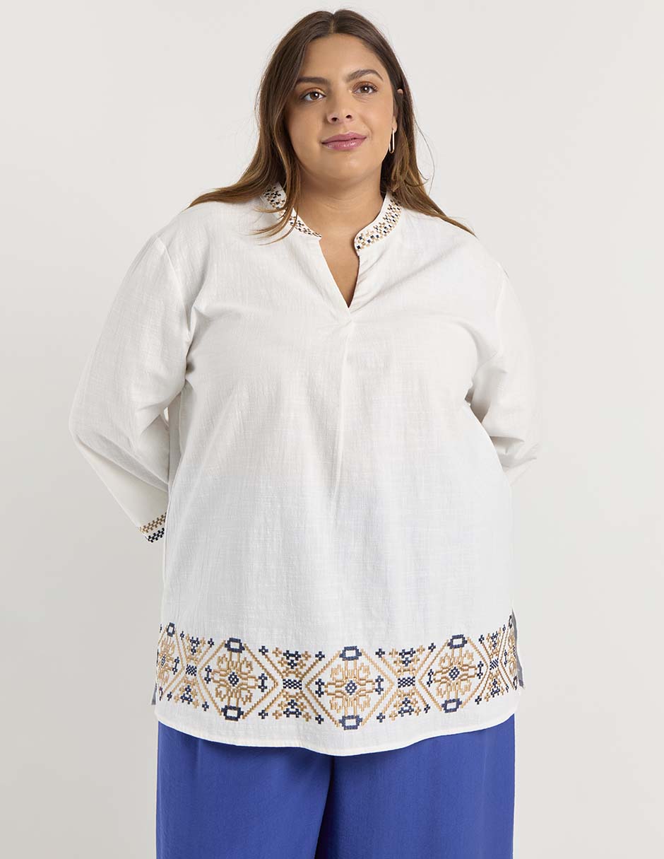 Blusa manga larga para mujer 1