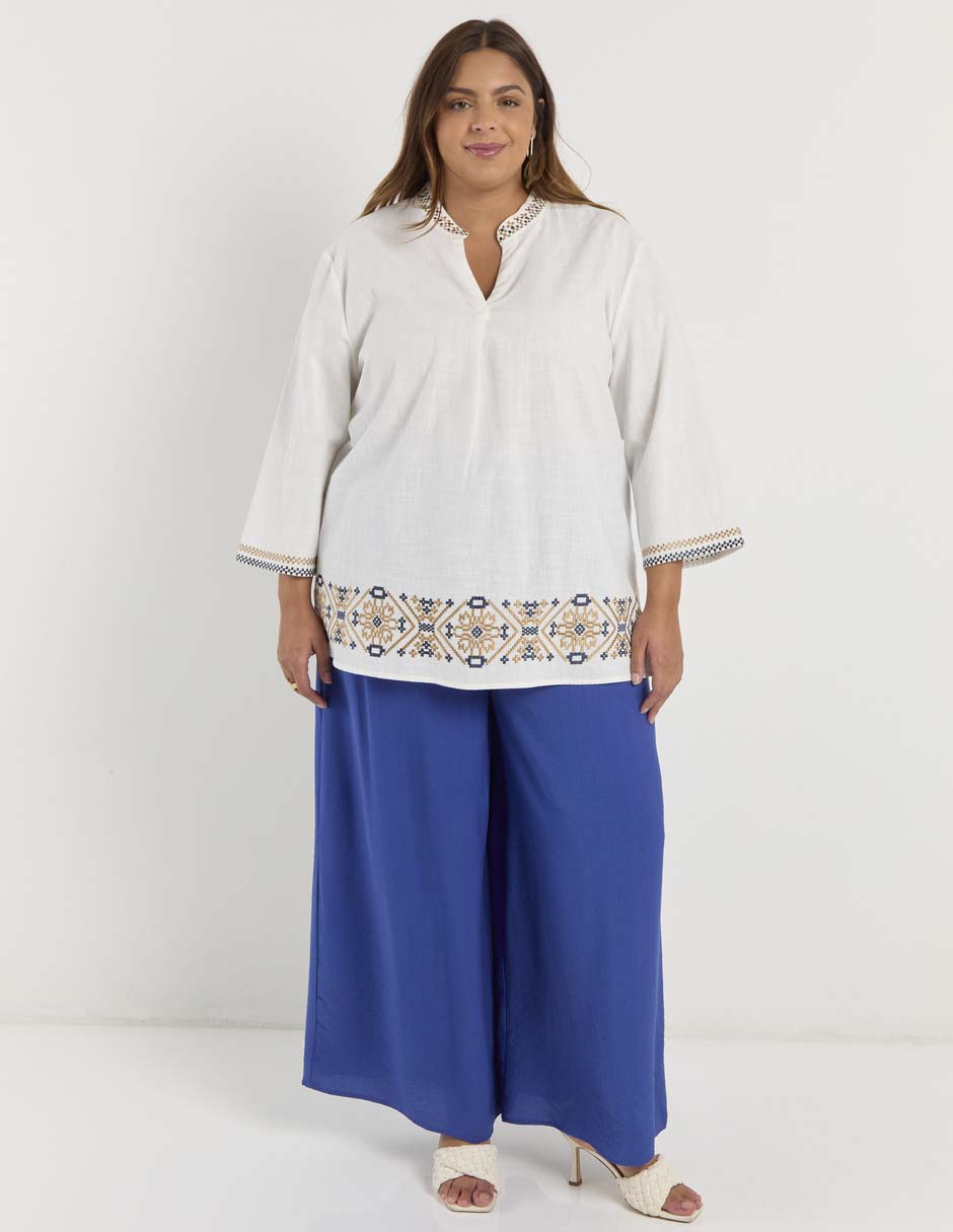 Blusa manga larga para mujer 7