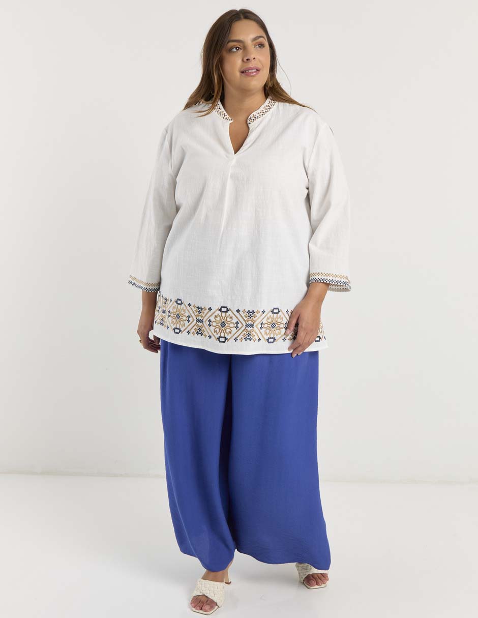 Blusa manga larga para mujer 8