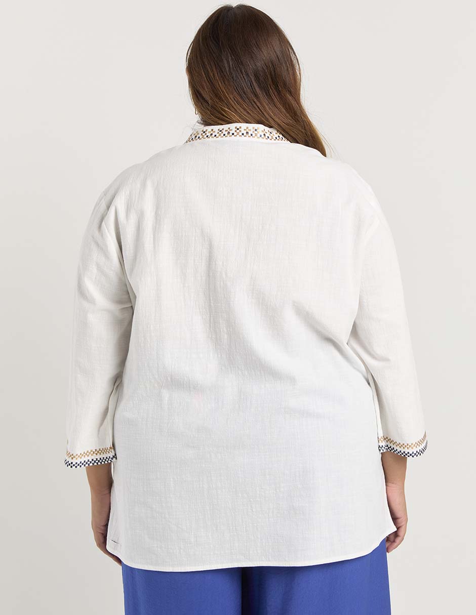 Blusa manga larga para mujer 11