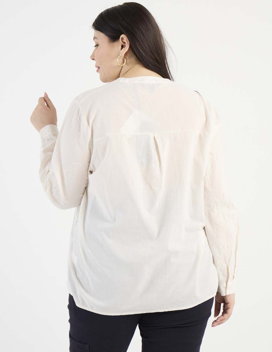 Blusa manga larga para mujer 11
