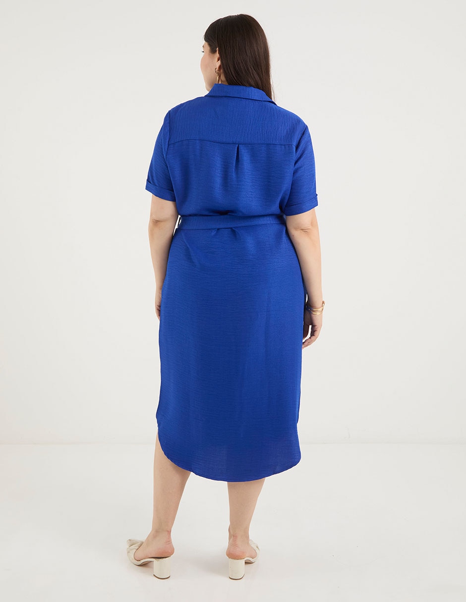Vestido crop casual lieb plus para mujer