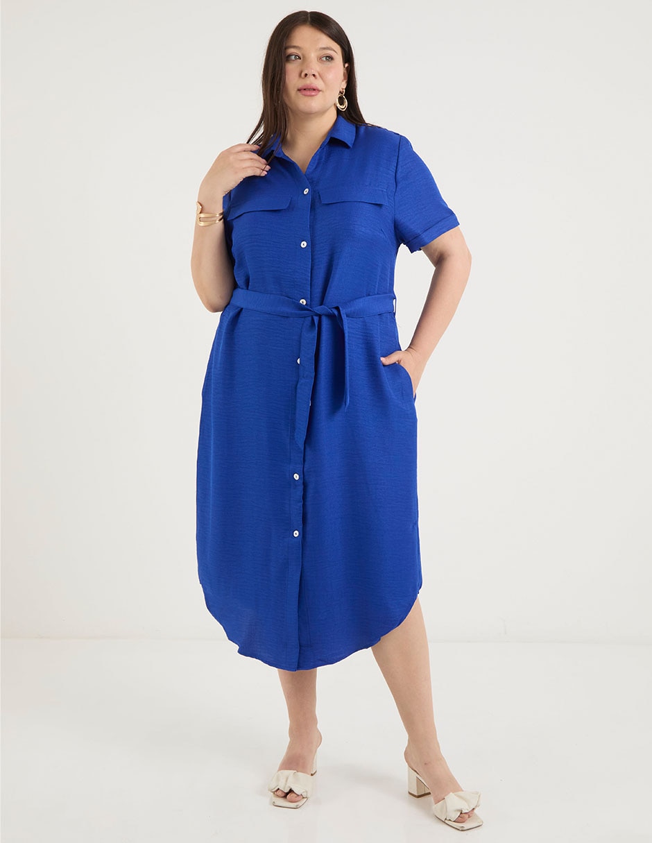 Vestido crop casual lieb plus para mujer