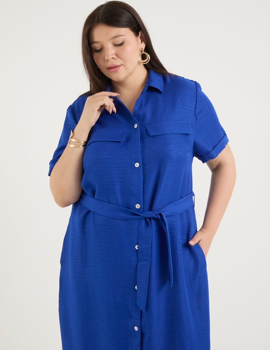 Vestido crop casual lieb plus para mujer