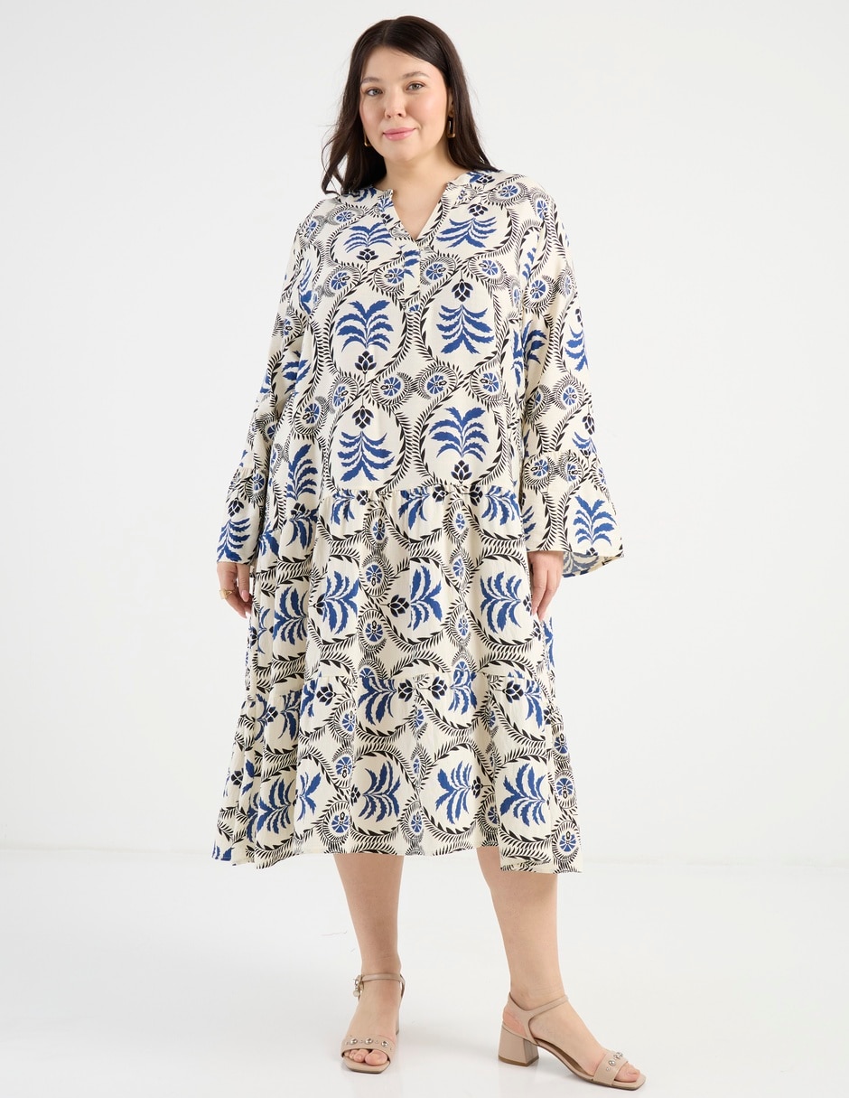 Vestido midi casual para mujer