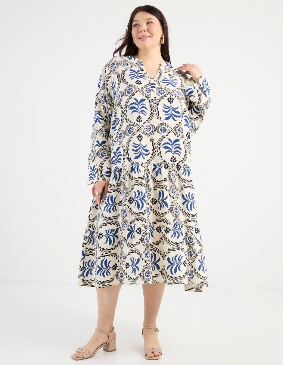 Vestido midi casual para mujer
