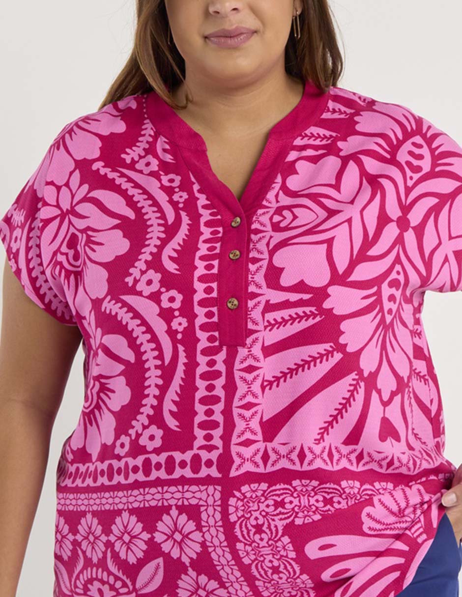 Blusa manga corta para mujer 10