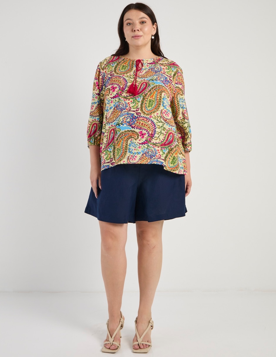 Blusa manga 3/4 para mujer 2
