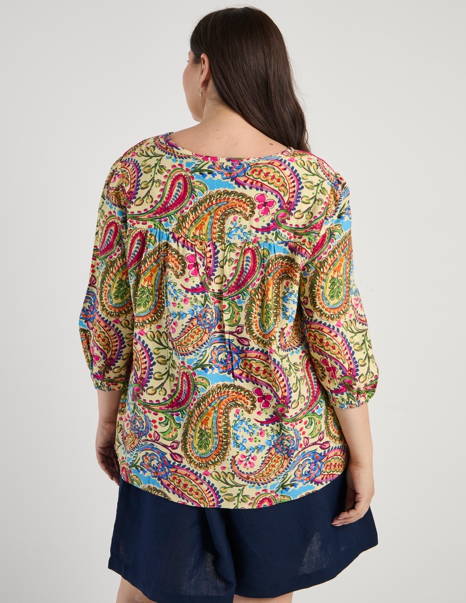 Blusa manga 3/4 para mujer 8