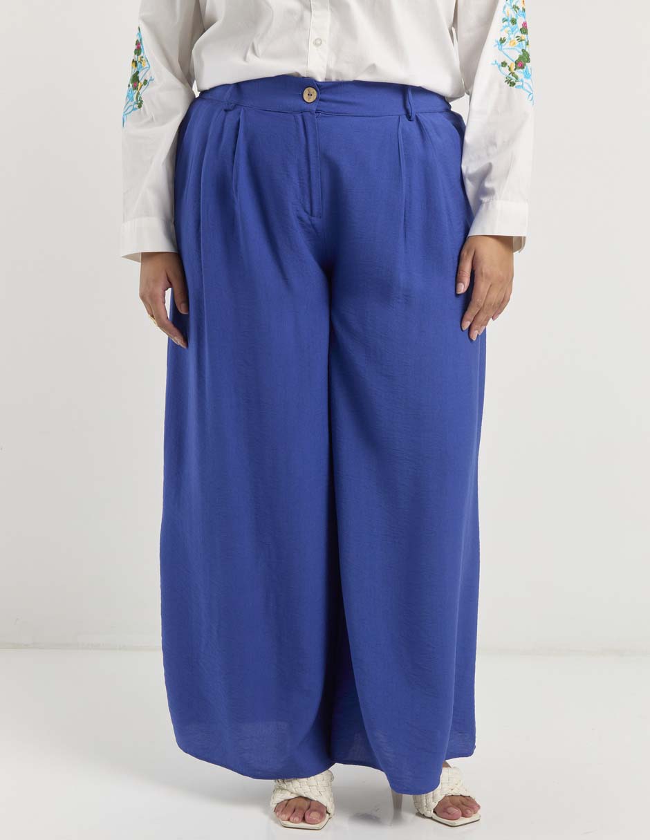 Pantalón relaxed amplio para mujer 1